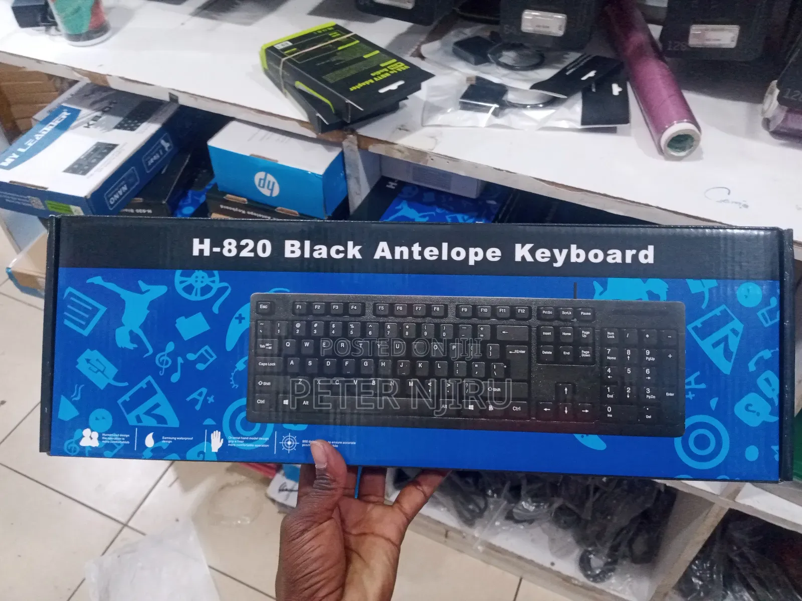 H-820 Black Antelope Wired Keyboard
