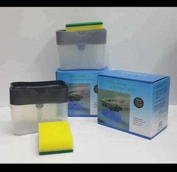 Kitchen Soap Caddy Liquid Soap and Sponge Holder - main view