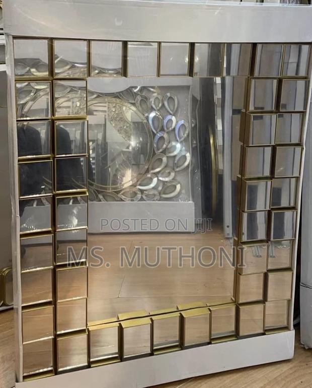 80*60cm* Gold Luxury Decorative Mirror (Big Size)*
