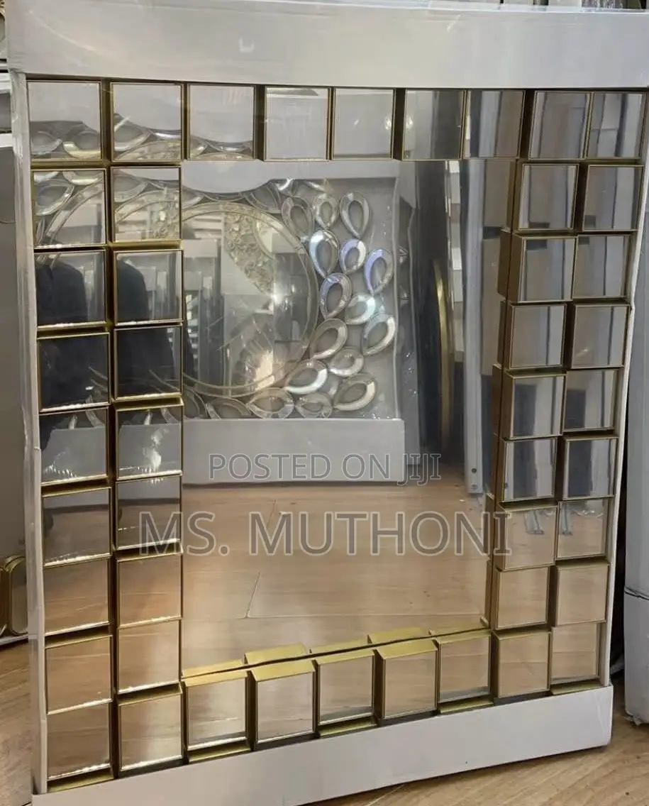80*60cm* Gold Luxury Decorative Mirror (Big Size)*