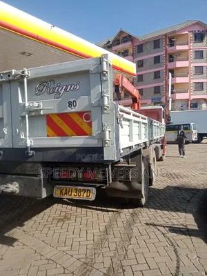 Mguu Kumi Truck With Crane Available for Transport