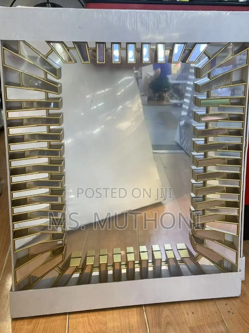  Cerrated Elegant Decorative Mirror (Big Size)* 74*57