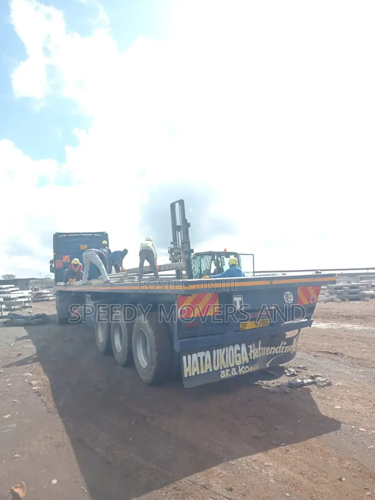 Trailer Accessible for Logistic of Goods