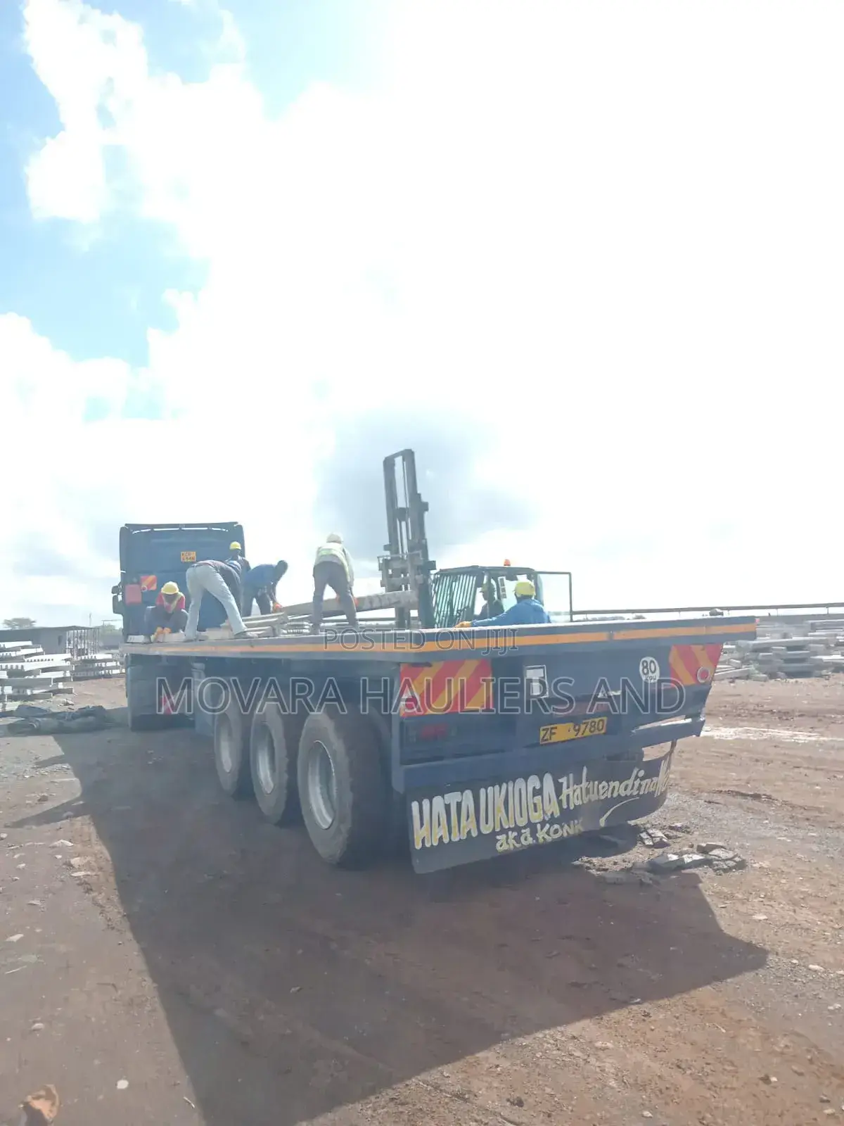 Trailer Accessible for Logistic of Goods