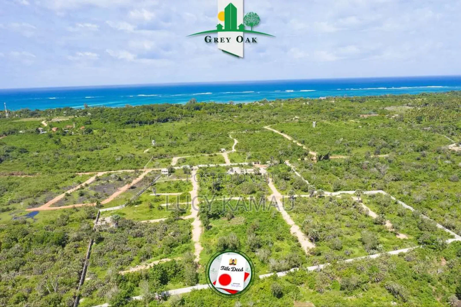 Prime 50x100 Plots in Diani ,900 Metres From the Beach.