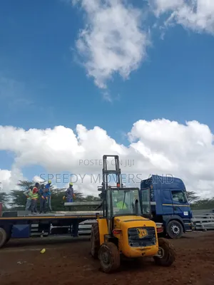 Flatbed. Trailer at Hand for Transport