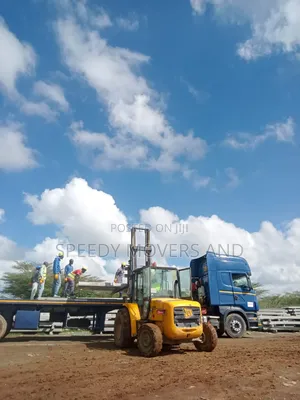 Flatbed. Trailer at Hand for Transport