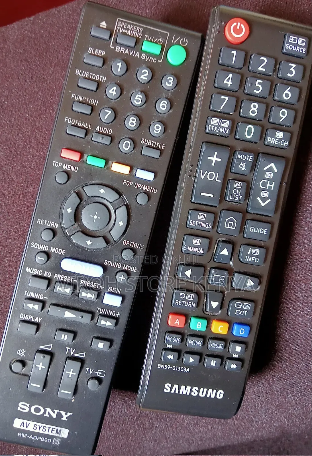 Samsung Digital Tv Remote + Sony Home Theatre Remote