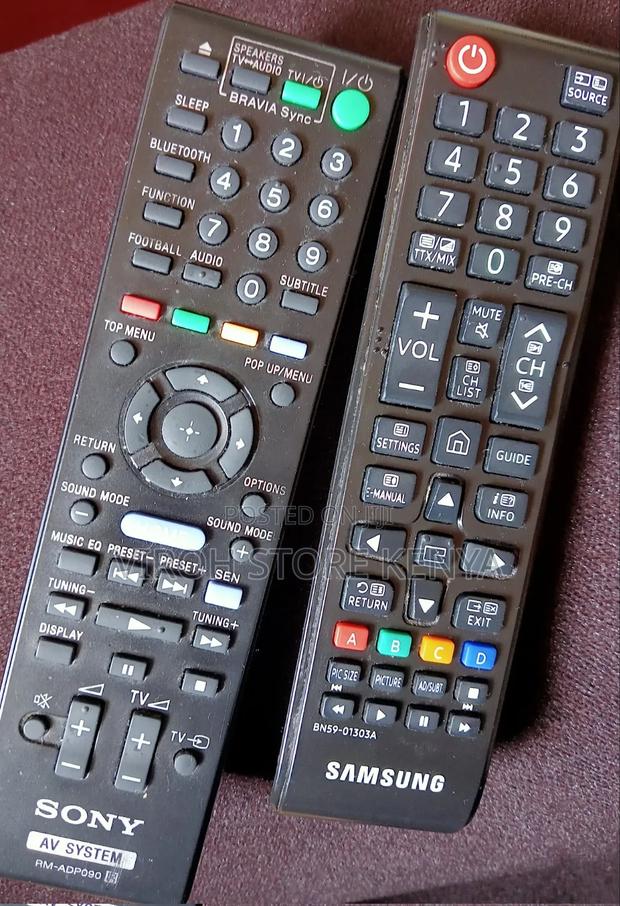 Samsung Digital Tv Remote + Sony Home Theatre Remote