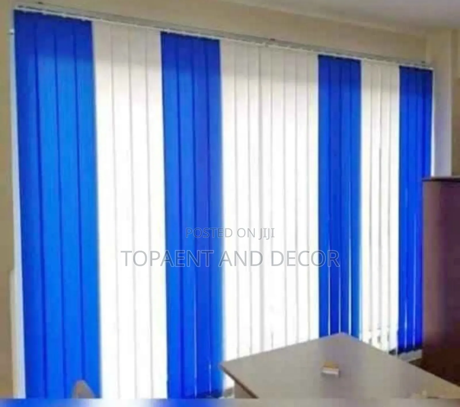 Easy Made Up Custom Vertical Office Window Blinds