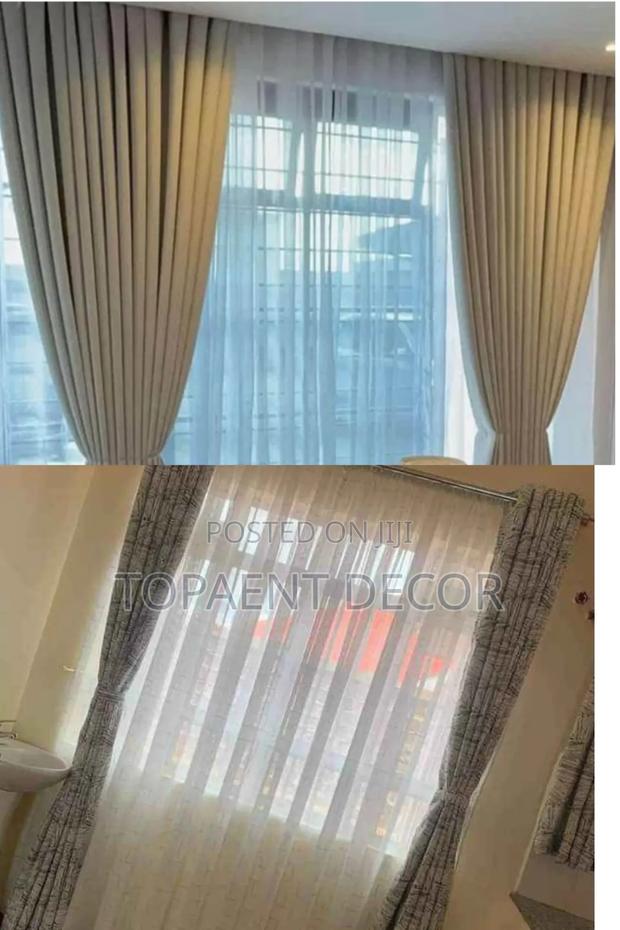Heavy Material Eyelates Window Curtains - main view