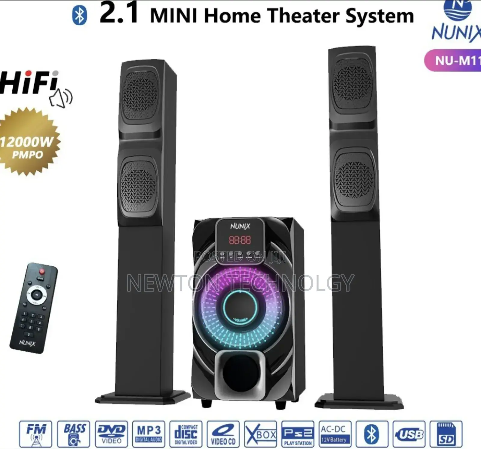 Nunix **Nunix 2.1ch M11 Home Theater Speaker System