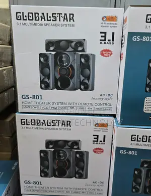 3.1ch Globalstar Home Theater System With Remote Control