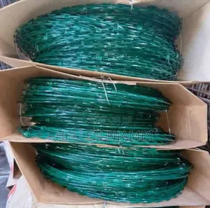 Double Galvanised Razor Wire (Green)