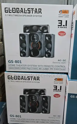 Home Theater System With Remote Control Woofer Syster