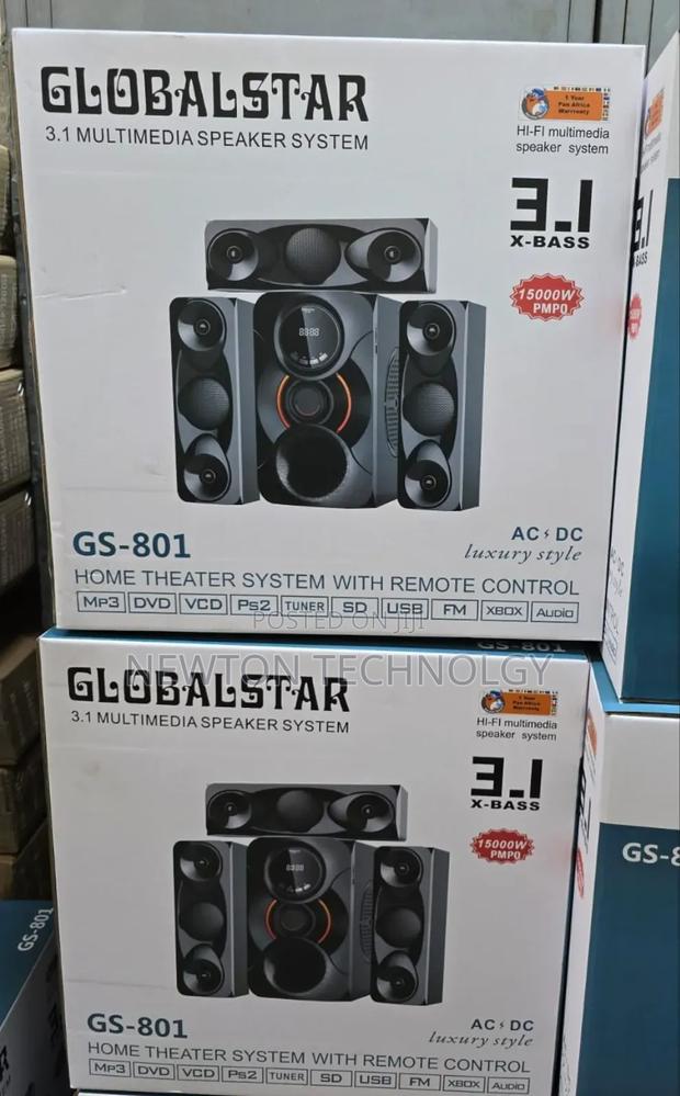 Home Theater System With Remote Control Woofer Syster - main view