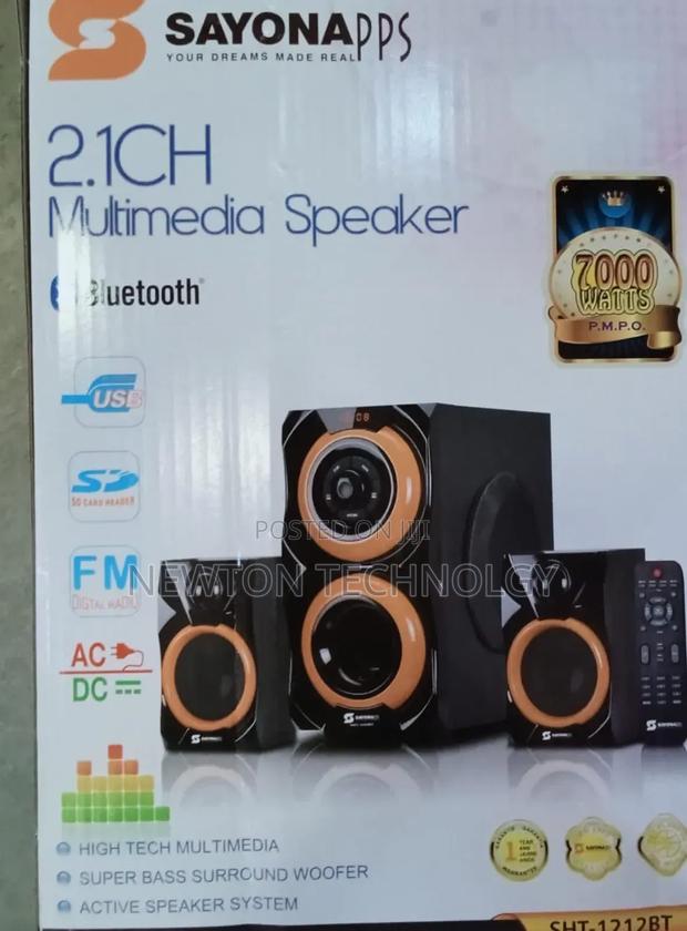 Sound - 2.1 Ch Bluetooth Home Theater Wooofer