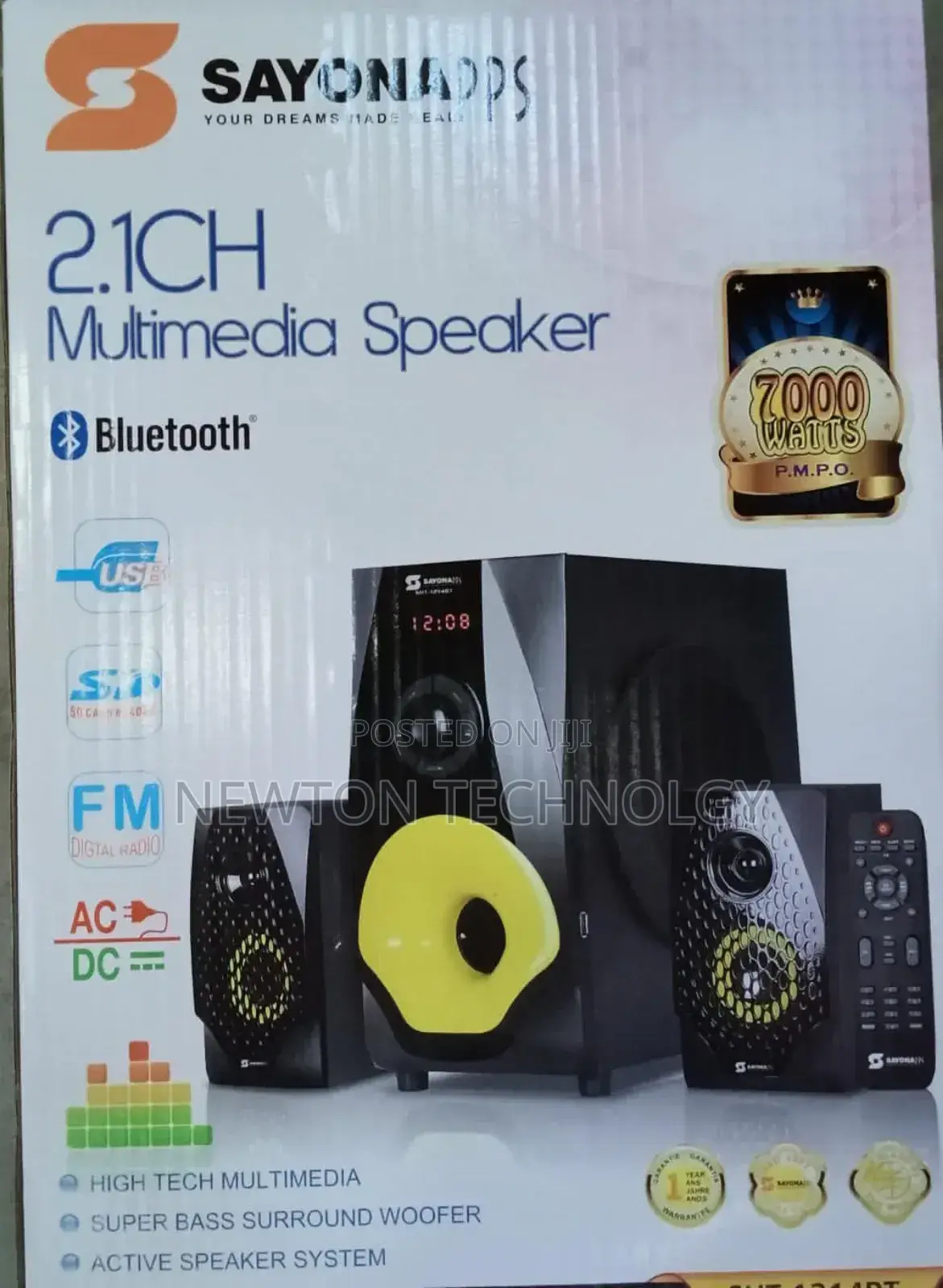 Sayona Speaker Home Theater With Bluetooth