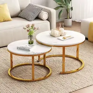Coffee Table ; Nosted Round Coffee Table