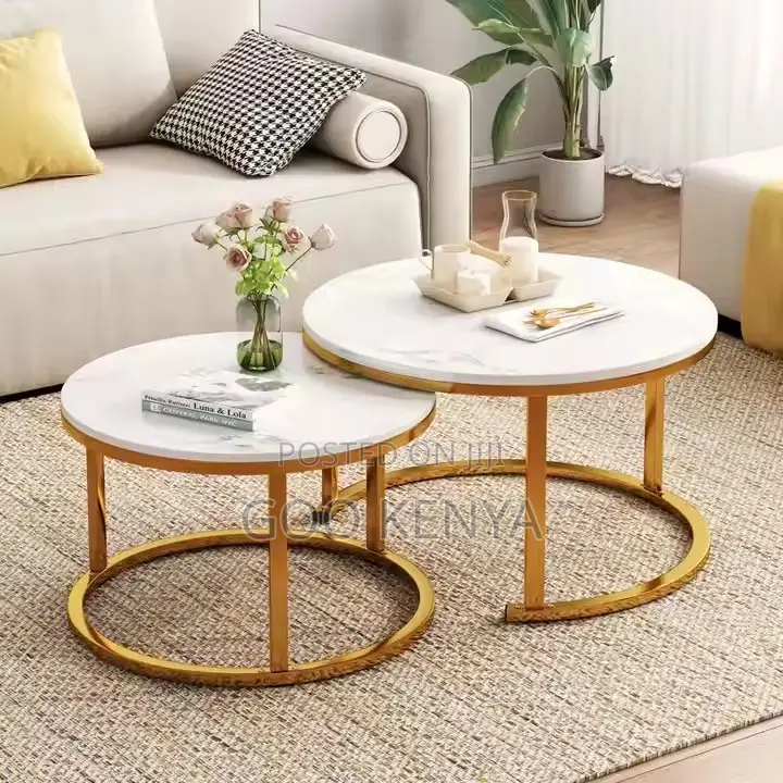 Coffee Table ; Nosted Round Coffee Table