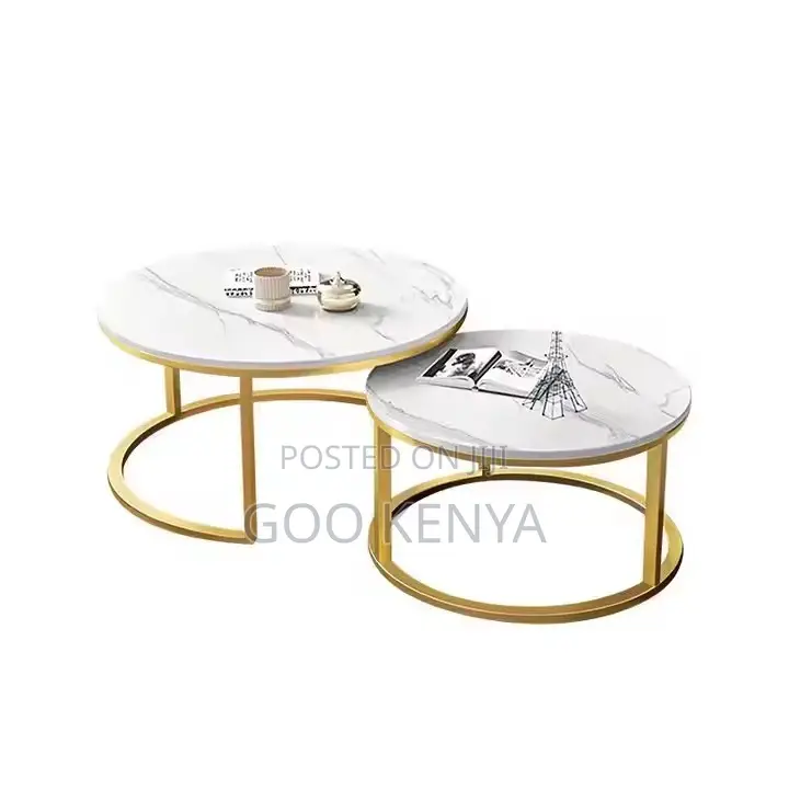 Coffee Table ; Nosted Round Coffee Table