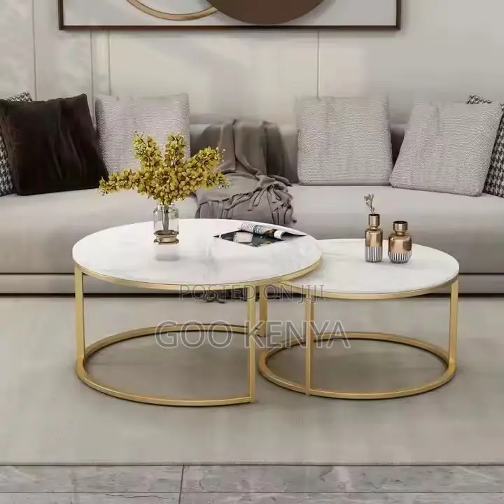 Coffee Table ; Nosted Round Coffee Table