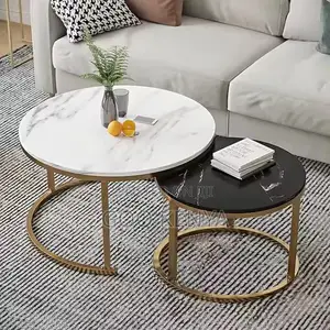 Coffee Table ; Nosted Round Coffee Table