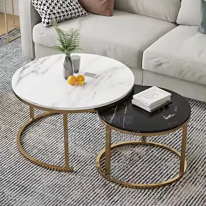 Coffee Table ; Nosted Round Coffee Table
