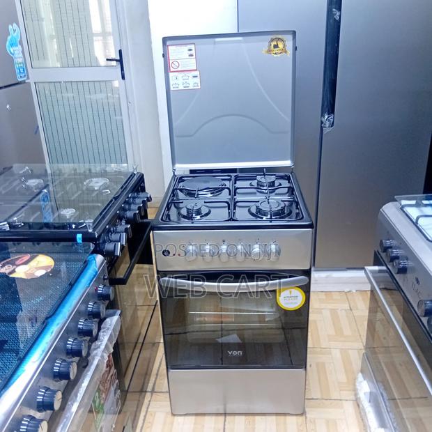 50x50 Von Standing Cooker With 3 Gas Burners 1 Electric