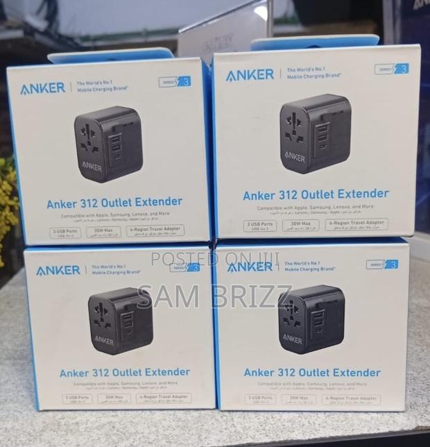 Anker 312 Outlet Extender 30w With 3 Usb Ports - thumbnail 2