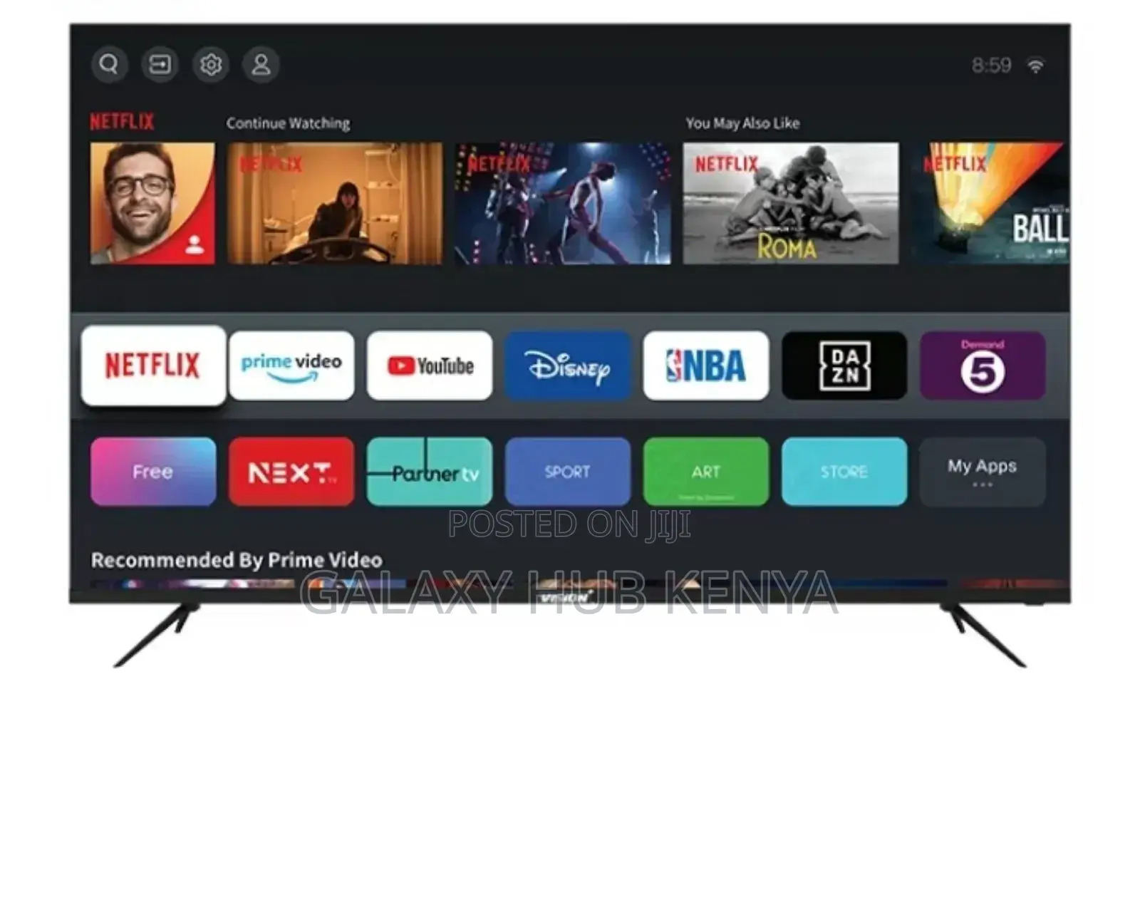 Vision Plus 65′′ Frameless V+ Os Smart Tv Vp8865kv