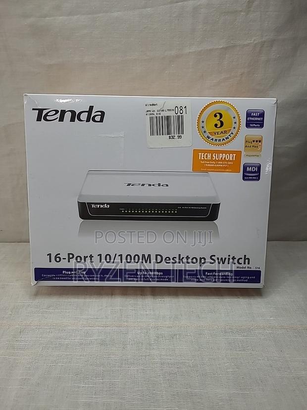 Tenda 16 Ports Switch 10/100