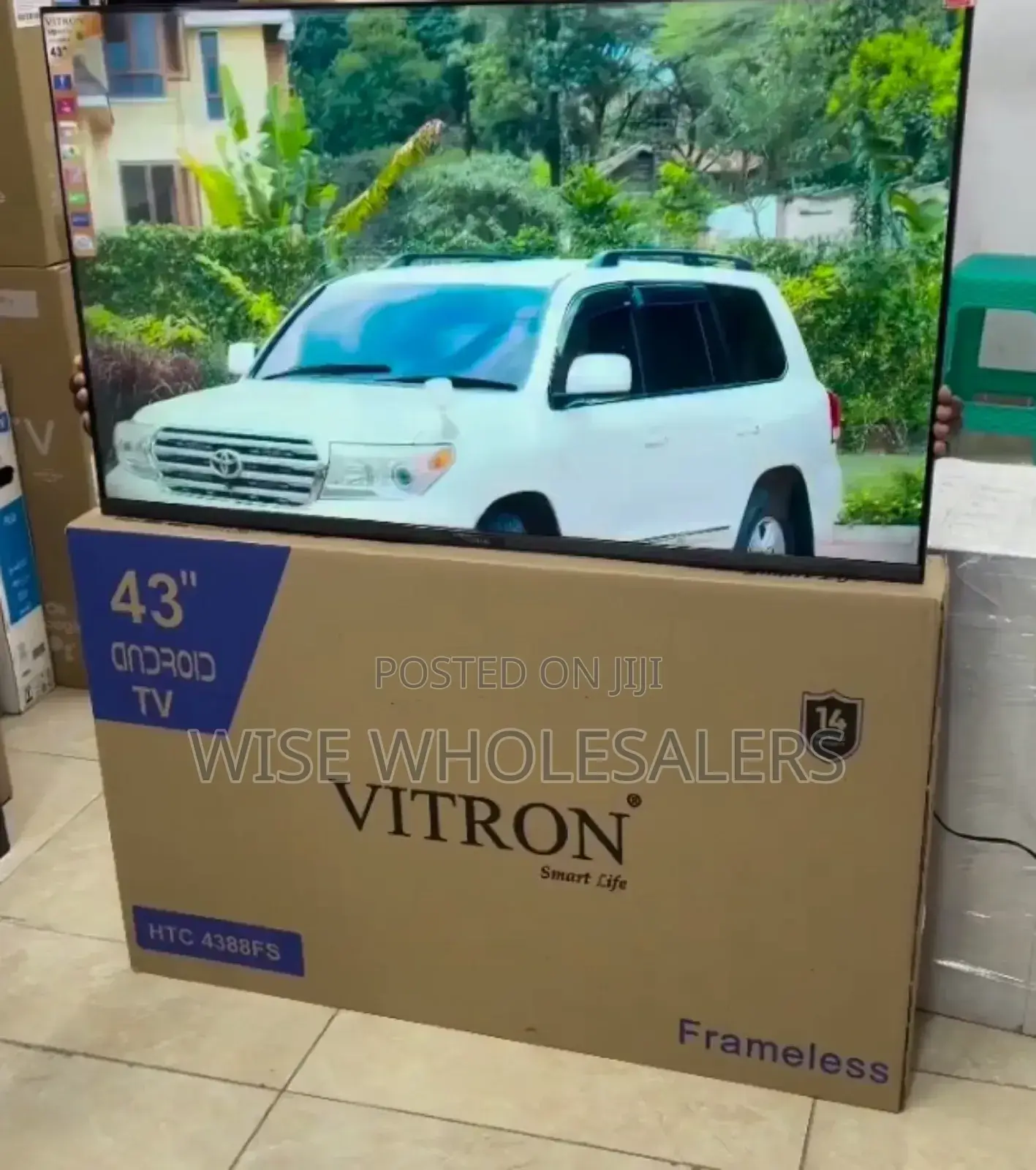 Vitron 4388fs 43 Inch Frameless Smart Android Tv Television