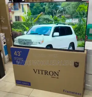 Vitron 43′′ (2024 Model) Frameless Smart Android Full Hd Tv