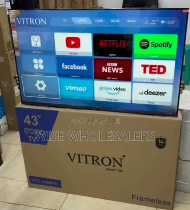 Vitron 43′′ Frameless Android Full Hd Tv – Bluetooth Enabled