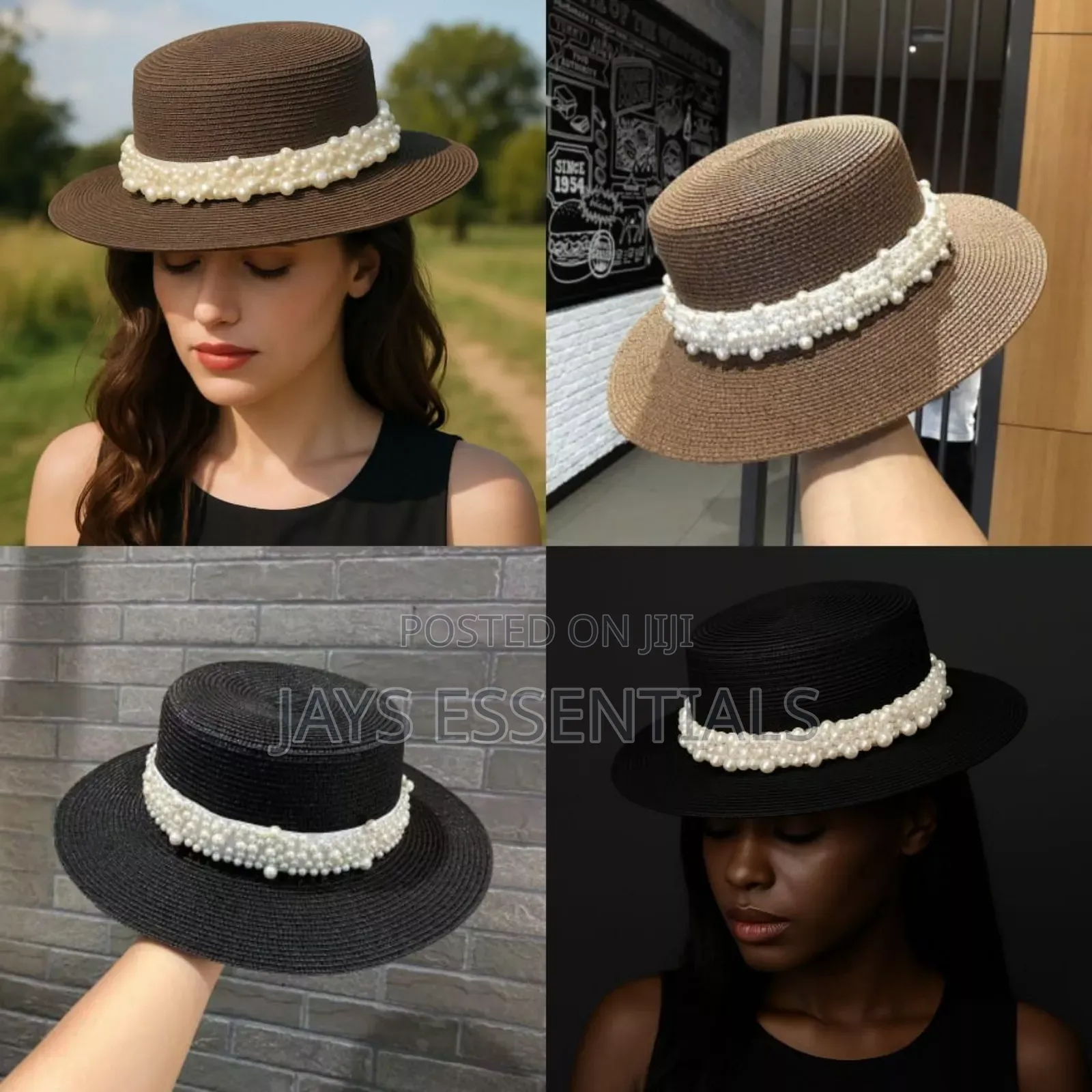 Elegant Boho Straw Hats