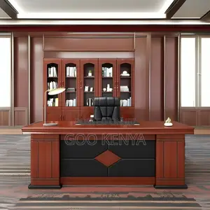 Office Desk ; 1.6m Wooden L-Shape Office Executive Desk