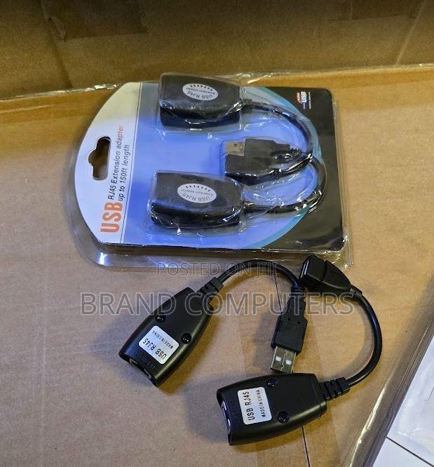 Usb Over Rj45 Ethernet Lan Cat5e/6 Cable Extension Extender