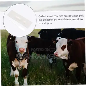 4 Pieces Pregnancy Test Strip for Testing Cattle Pregnancy