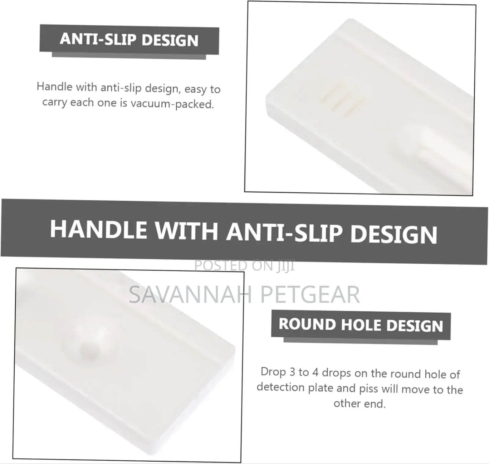 4 Pieces Pregnancy Test Strip for Testing Cattle Pregnancy
