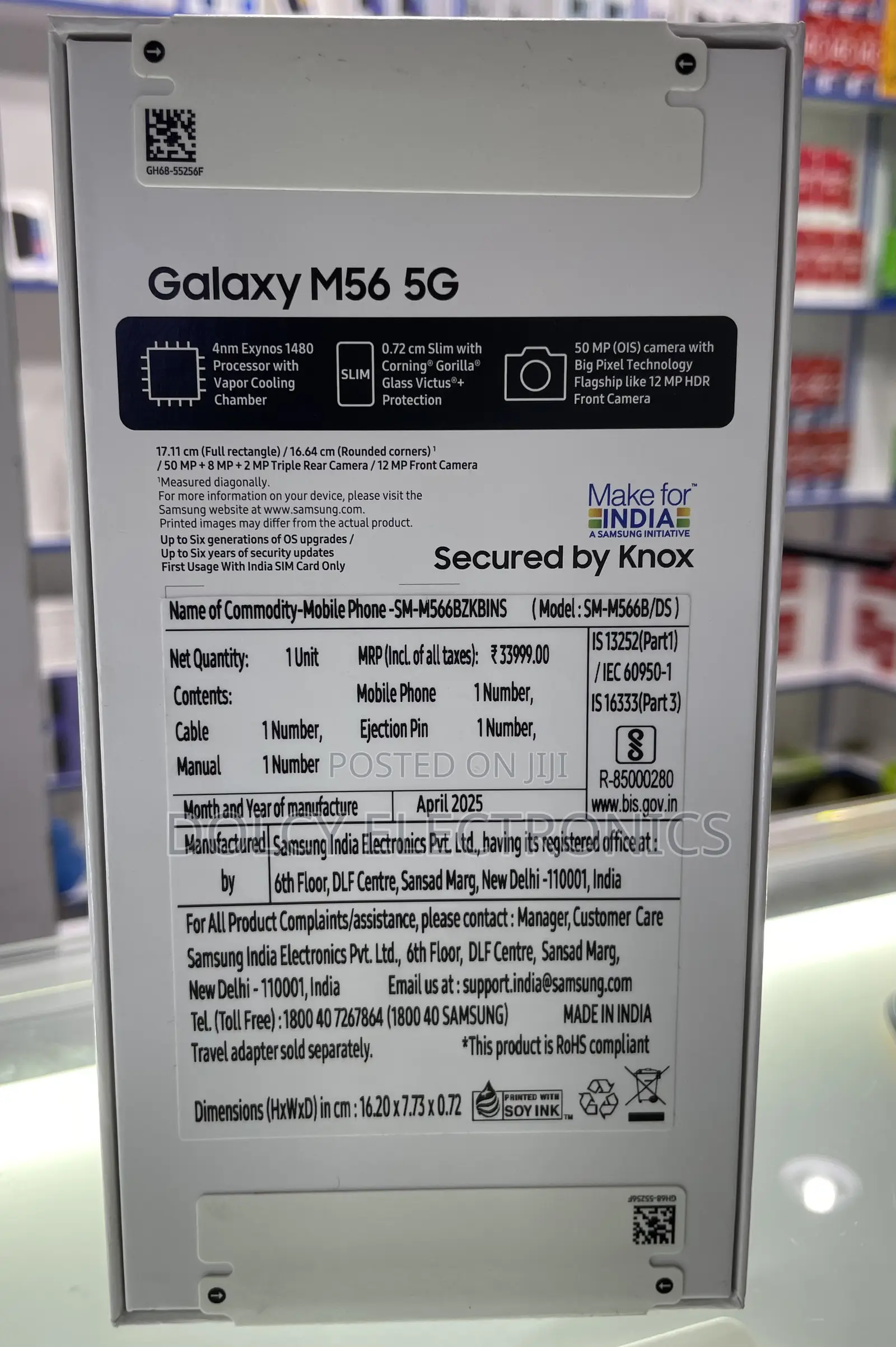 New Samsung Galaxy M56 256 GB Black
