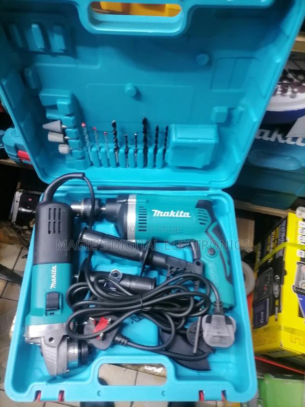 Mostly Available Makita Corded Drill Set Combo - main view