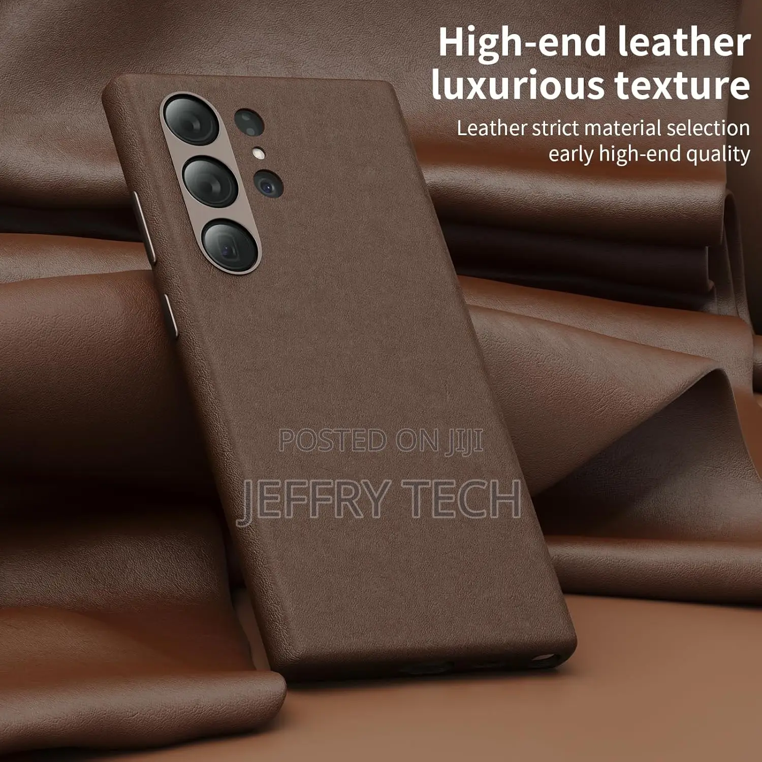 Rumwot Genuine Leather Case for Samsung Galaxy S24 Ultra