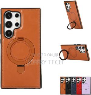 Warmwhisper Galaxy S22 Ultra Leather Case With Magnetic Sand - thumbnail 2