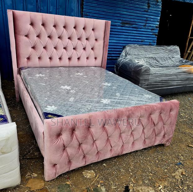 Unique Chester Bed(5*6) Pink in Colour - thumbnail 2