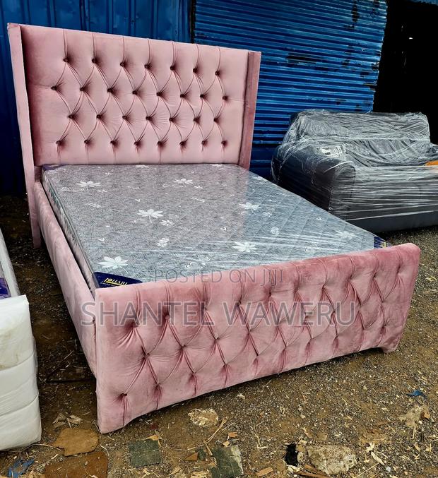Unique Chester Bed(5*6) Pink in Colour - thumbnail 3