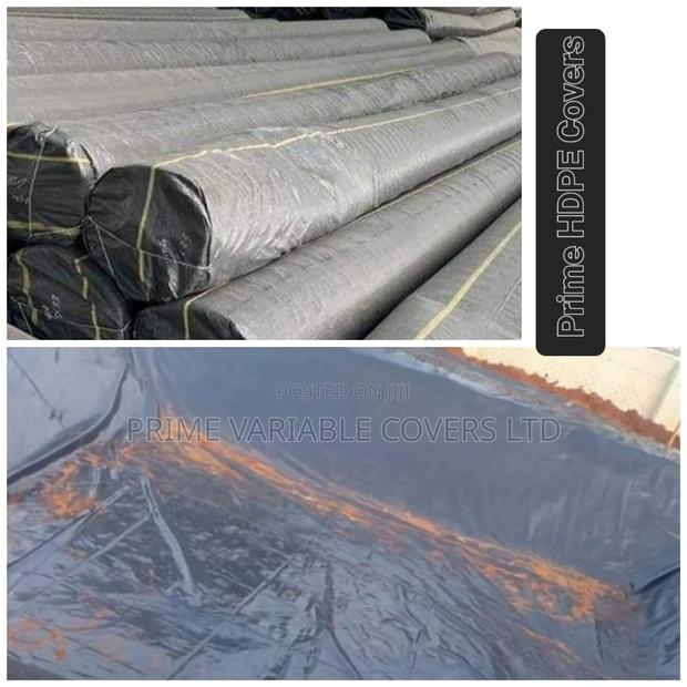 0.75mm Black in Color Uv Treated Dam Liners - main view