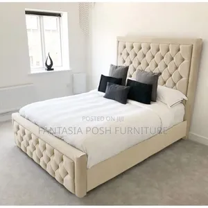 Mocket /Chester Bed Frame With Wingback Headboard S (5 by 6)