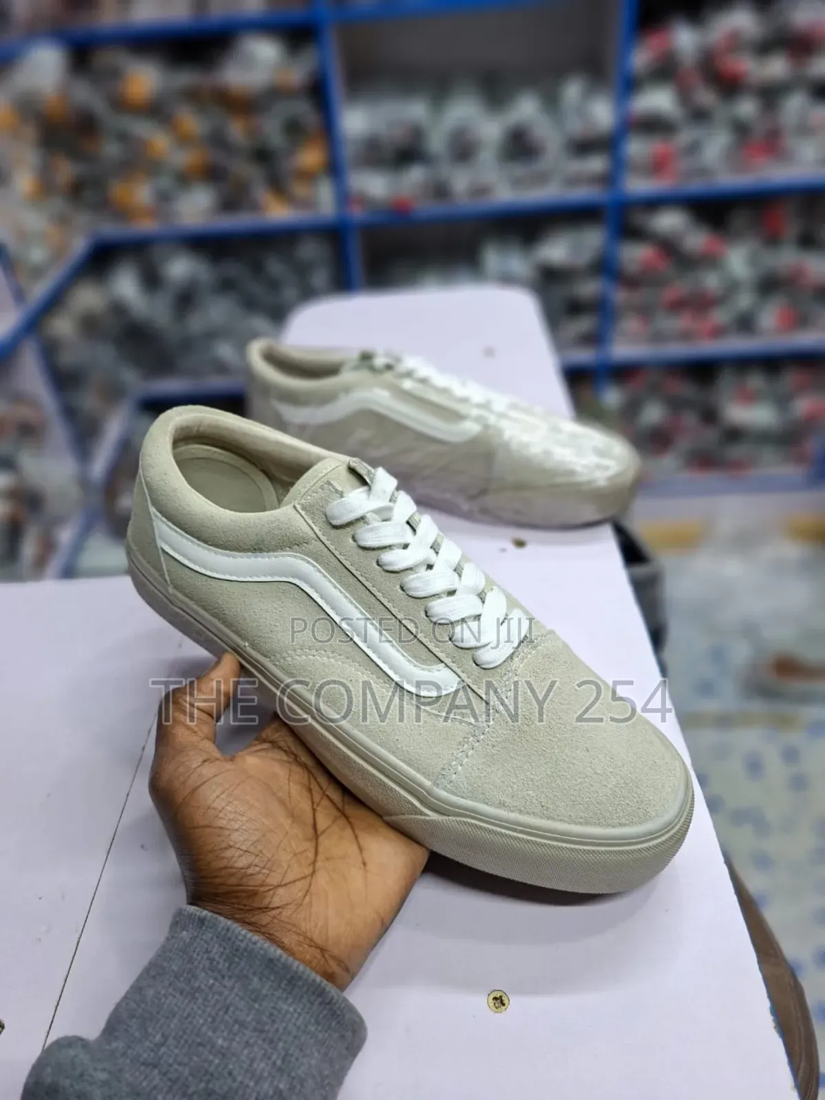 Quality Leather Double Sole Plain Skates Vans Sneakers Shoes