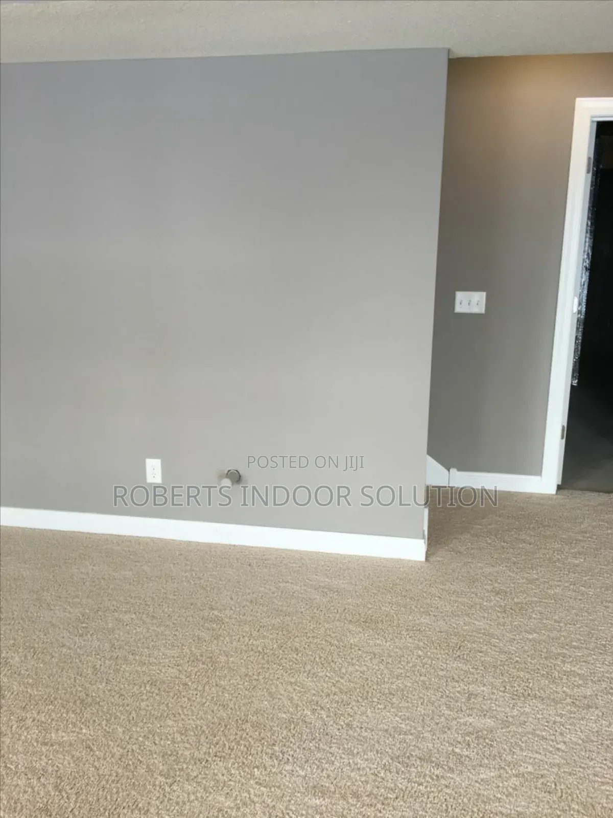 Beige Delta Carpet Giving Floor Esthetic Look